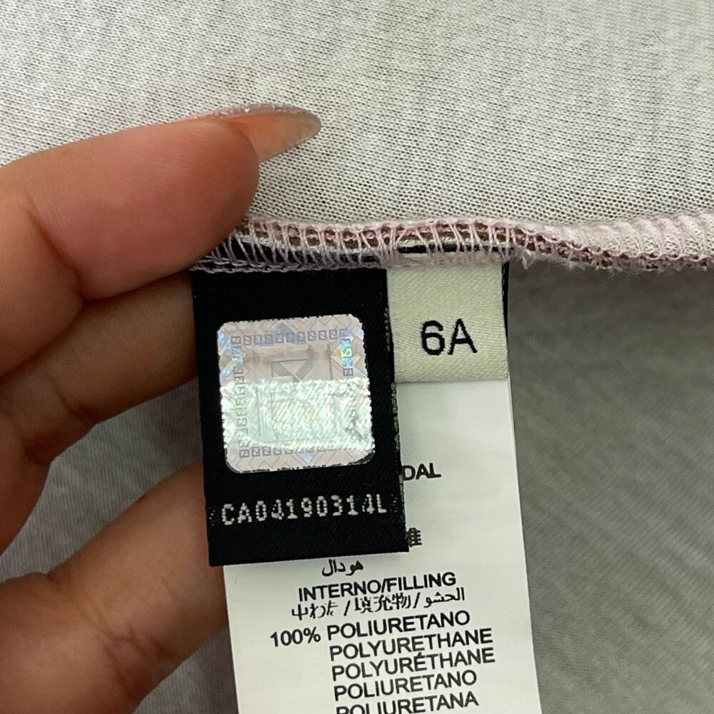 Fendi Kid's Pink Flowy A-Line Ruffle Long Sleeve Dress Size 6 Years - Picture 6 of 14